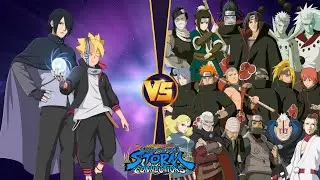 【Саске и Боруто против команды из двух человек: марафонская битва】 NARUTO X BORUTO Ultimate Ninja...