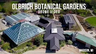 4K Drone Video Over Olbrich Botanical Gardens | Historic Madison, Wisconsin Landmark