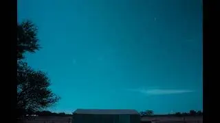 The night sky