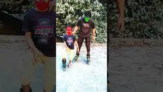 skating stunt don't try without any training #skating #skills #skater #skateboarding #shortsfeed