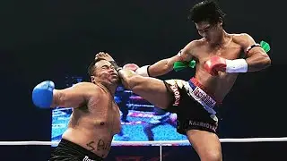 Профессиональный кикбоксинг. Гран-при К-1 2004г. Каоклай Каеннорсинг vs Майти Мо.