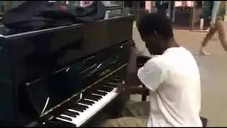 Homeless St Pancras pianist Francois Pierron