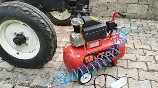 MyTOL KOMPRESÖR ile NEW HOLLAND T480B ÖN TEKERE HAVA BASMA DENEMESİ
