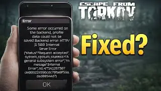Backend error HTTP/11 500 Internal Server Error Escape From Tarkov | Some Error Occurred On The