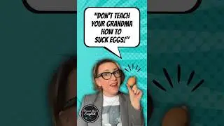 EGG IDIOM  - 🥚 Don&rsquo;t teach your grandma how to suck eggs 🥚 - #proverbs #idioms #learningenglish