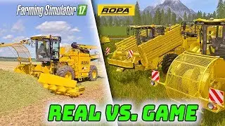 Farming Simulator 2017 Ropa DLC - Real VS Game LS17 Smasher Trailer