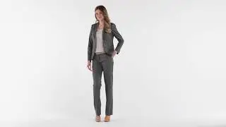Everyday Stretch two-tone straight leg pant / Pantalon raffin&eacute; extensible deux tons &agrave; jambe droite