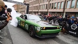 GUMBALL 3000: Dodge Challenger SRT Hellcat Makes a MASSIVE BURNOUT!