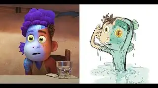 Disney Pixar Luca Concept Art Behind The Scenes Movie Trailer Alberto Giulia Ercole Plus Vespa 2021