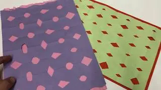 كيفية صنع سجادة ورقية how to make a carpet from papers