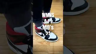 Unboxing the Wmns Air Jordan 1 Mid&rsquo;s #sneaksandbeats #sneakerunboxing #sneakerculture #goatapp