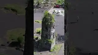 Drone Shots Cagsawa Ruins #shorts