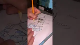 Highlight 12:30 &ndash; 17:30 from Sketching Bender from Futurama