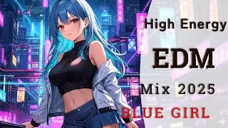 High Energy EDM Mix 2025 | Pump Up Workout & Driving Music | Street Style Anime Vibes