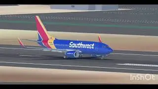 Boeing 737 - 700 take off in infinite flight
