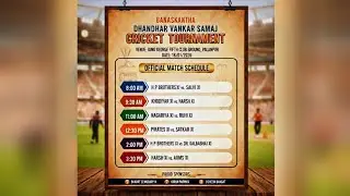 Auction cricket tournament 🏏 Day 1