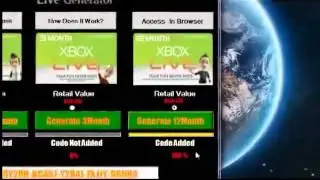 Free Gold Codes [For Microsoft Xbox 360] FREE DOWNLOAD oct 2013 with proof updated