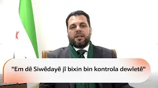 Birêvibirê Kar û Barên Ereban ê Wezareta Karên Derve ya Sûriyeyê Dr. Mihemed Ehmed axivî
