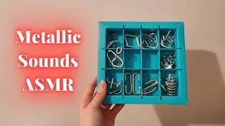 ASMR - Metal Puzzles - Metallic sounds, Metal Triggers (No Talking)