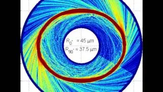 Whispering-gallery mode propagation simulations