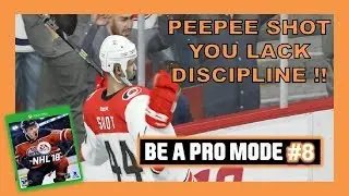 PEEPEE SHOT IS ALWAYS IN THE SIN BIN - EPISODE # 8 - BE A PRO NHL18 - QUINNBOYSTV