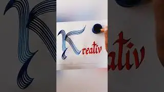Most Popular Calligraphy Short: Will Relax You Before Sleep:Kreativ Empire Calligraphy logo: Crafts