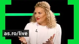 Crina Pintea la AS.ro LIVE, partea 1. ”La noi în familie toată lumea este înaltă”