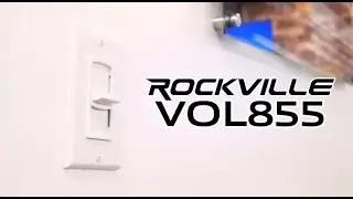 The Rockville VOL855 100 Watt stereo Wall Volume Controller 12 Step Slider works with any receiver!