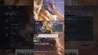 How to claim free Edith new skin #mlbb #newskin #edith