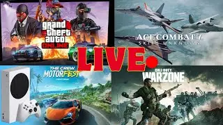 Live Gamepllay #gta5 #gtav #thecrewmotorfest #warzone #acecombat7