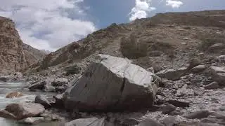 Rafting and Kayaking in wild rough terrain of Karnali River