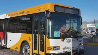 Bus spotting along highway 93, destinations in Arizona,  Las Vegas, Mexico and some brand new buses