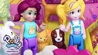 NEW SERIES! 🐾  Tiny Pawprints 3D Adventures FULL EPISODES! | Trailer | @PollyPocket