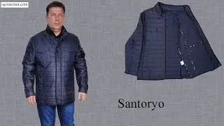 Осенняя куртка Santoryo батального размера.
