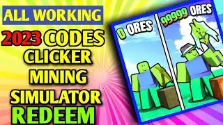 All *New* Clicker Mining Simulator  Codes 2023 | Codes for Clicker Mining Simulator  - Roblox Code