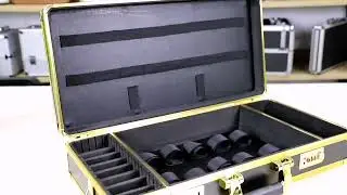 Portable Barber Case Durable Hair Cutting Tool Storage Case Travelling Barber Box Aluminum Case