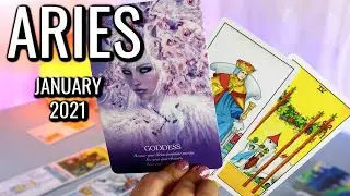 ARIES - JANUARY 2021 TAROT READING | WOW! BUCKLE UP! UNEXPECTED LOVE COMES IN? *MID-MONTHLY*