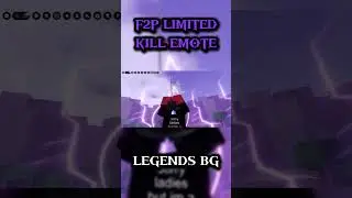 UPCOMING F2P LIMITED KILL EMOTE | Legends Battlegrounds #roblox