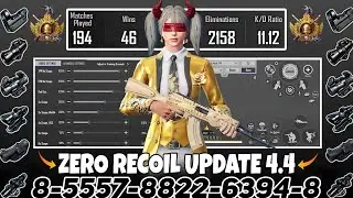 NEW UPDATE 4.4 CODE 🔥 PUBG MOBILE/BGMI SENSITIVITY SETTINGS 2026 | BEST SCOPE SENSITIVITY SETTINGS✅