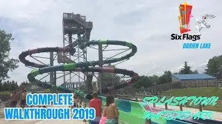 Six Flags Darien Lake Splashtown Waterpark Complete Walktrough 2019