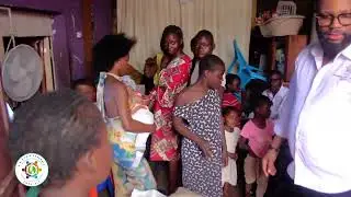 VISITE DE L'ONG AGIR ENSEMBLE À L'ORPHELINAT MAISON DE L'ESPOIR ( N'DJILI)