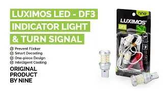 NINE - VIDEO KATALOG LUXIMOS LED DF3 - DOUBLE FUNCTION | LAMPU SEIN & L:AMPU SENJA