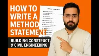 The Easy Way to Write a Professional Method Statement Without Stress