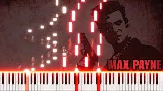 MAX PAYNE - Main Theme | Piano Tutorial + Sheet Music