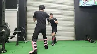 Me sucking at muay thai pt. 1 (First time sparring.)
