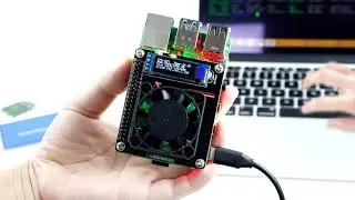 Yahboom Raspberry Pi RGB Cooling Hat with OLED Real-time Display