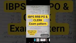 IBPS RRB PO&CLERK exam pattern 2025.. IBPS RRB notification 2025