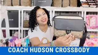 COACH HUDSON CROSSBODY IN BLOCKED SIGNATURE CANVAS / COACH NEW ARRIVAL 2021 COACH MEN&rsquo;S BAG UNBOXING