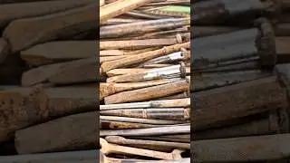 Watch How a Simple Iron Piece Becomes a hammer #blacksmith #creativeforging #blacksmithskill