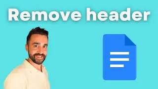 How to Remove Google Docs Headers